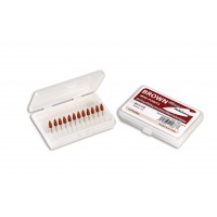 Plasdent SILICONE MINI POINT/ FG BROWN, for Pre-Polishing (12 pcs/box)